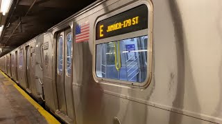 Jamaica - 179 St Bound E Train Via The F Line At Parsons Blvd