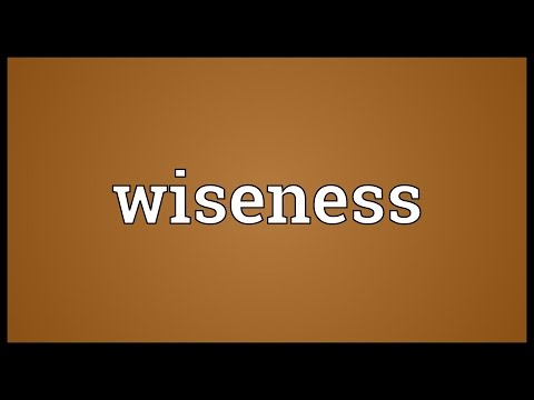 Header of wiseness