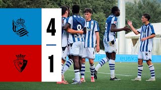 Highlights Sanse 4-1 Osasuna Promesas Zubieta Real Sociedad