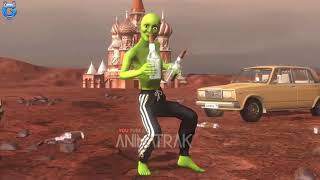Yeni Akım Yeşil Uzaylı Green Alien Dance Hard B Version Çılgın Uzaylı Animatrak Rus Uzaylı