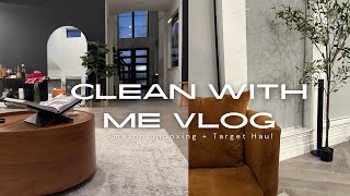 Home Vlog Clean With Me Target Products Haul Amazon Prime Unboxing Grwm Relaxing Morning