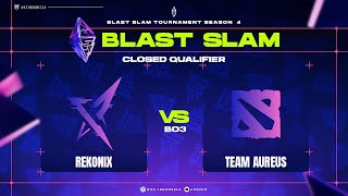 Rekonix Vs Aureus - Elimination - Blast Slam Dota 2 Cq
