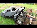Batmobile Go kart running