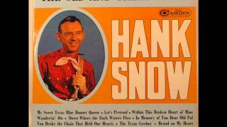 Watch Hank Snow The Texas Cowboy video