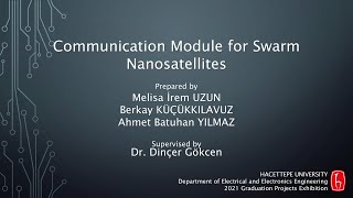 Communication Module For Swarm Nanosatellites