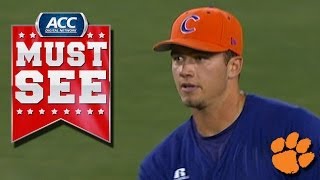 Clemsons Jay Baum Makes Unbelievable Play Acc Must See Moment