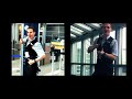 flight attendant jumps