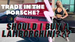 Hot Model Claudia Fijal Drives A Lamborghini Huracan