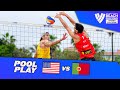 Crabb Tr./Brunner vs. Pedrosa/Campos - Pool Play Highlights Xiamen 2024 #BeachProTour