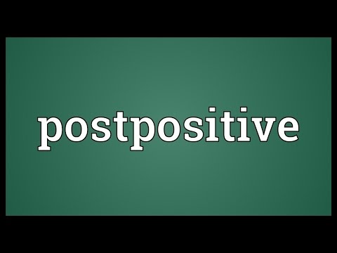 Header of postpositive