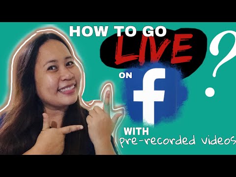 HOW TO STREAM PRE-RECORDED VIDEO LIVE ON FACEBOOK?