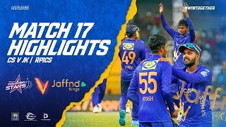 Match 17 | Jaffna Kings vs Colombo Stars | Full Match Highlights LPL 2021