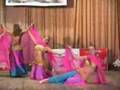 Russian girls bellyroll dance