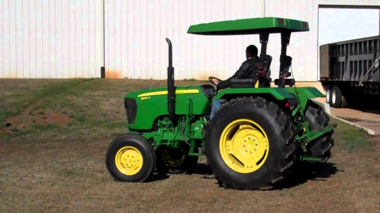 John Deere 5065E Utility Tractor - YouTube