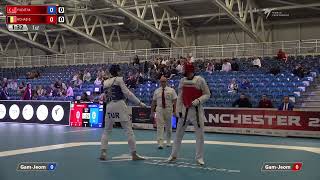 301 R-32 M-80Kg Yildiz Muhammed Emin Tur Vs Achab Badr Be I Manchester 2022 World Taekwondo Gp