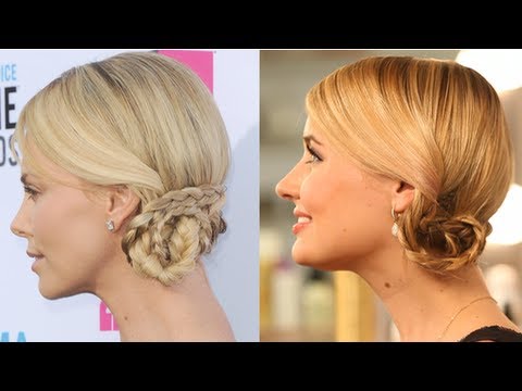 charlize theron hairstyles updo: Charlize Theron Hairstyle