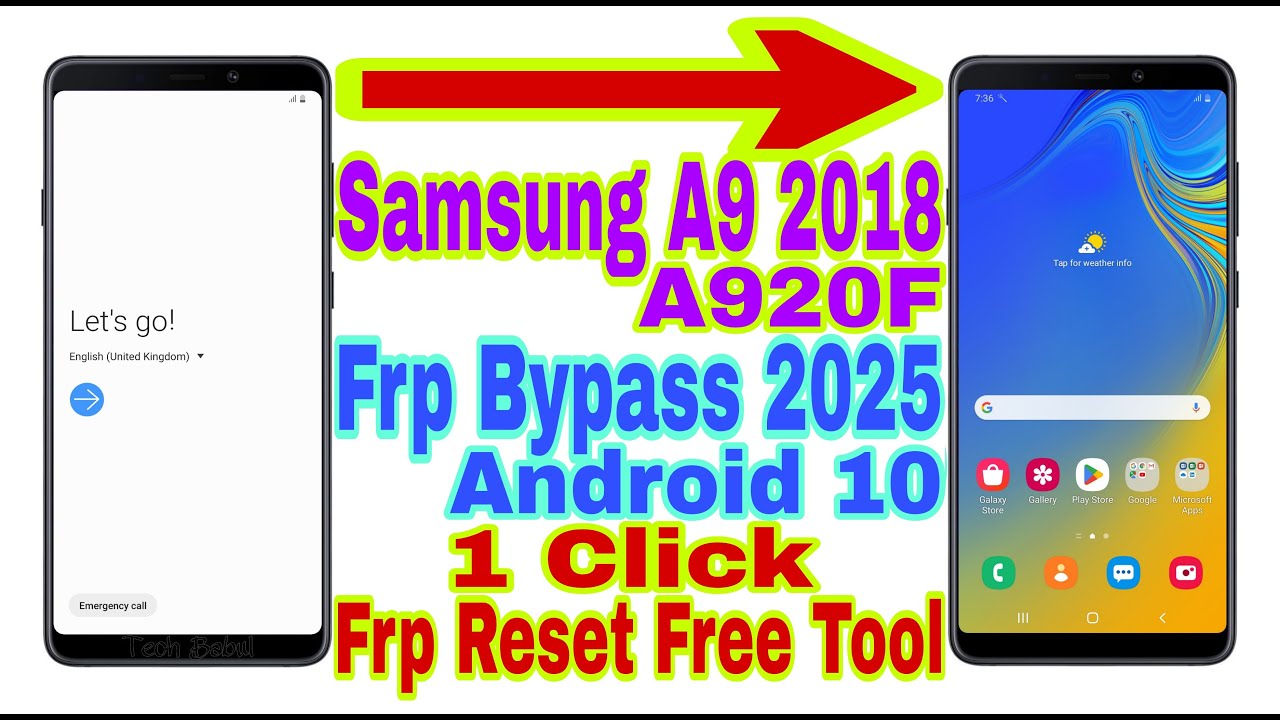 Samsung A9 2018 (A920F) Android 10/1 Click Frp Bypass Samsung A9 2018 (A920F) Android 10/1 Click Frp Bypass