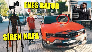 SİREN KAFA İLE ENES BATUR 'UN EVİNE GİTTİK !! ( Camaro SS Arabası )