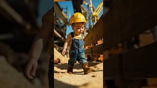 Who Hired This Baby To Run The Construction Site?