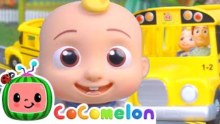 Wheels On The Bus Go Round And Round Cocomelon Toy Play Learning Nursery Rhymes & Kids Songs
