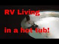 RV LIFE - Night tour of Desert Pools RV Resort