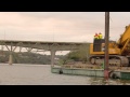 TXDOT implodes bridge over Lake Marble Falls