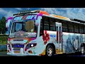 ASHOK LEYLAND bus mod|Euro truck simulator 2...Area private bus....
