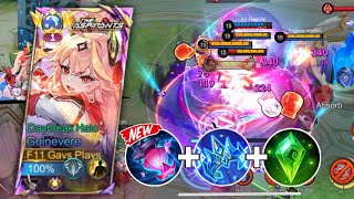 Guinevere 100% Damage Full Hp 1 Shot Delete Build Must Try Mlbb