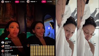 Doja Cat Instagram Lives Oct 9 & 8, 2025 Watching Jeepers Creepers Chatting