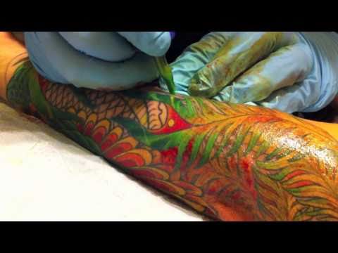 Phoenix Tail feathers Tattoo