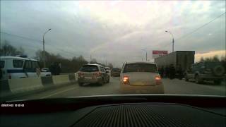 Видео г Новосибирск ул Станционная 04 04 2014 ДТП от ДТП, Станционная улица, Новосибирск, Россия