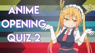 The ULTIMATE Anime Opening Quiz #2 (52 Opening's)