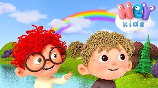 Gökkuşağı şarkısı 🌈 Bebek Şarkıları Türkçe - HeyKids