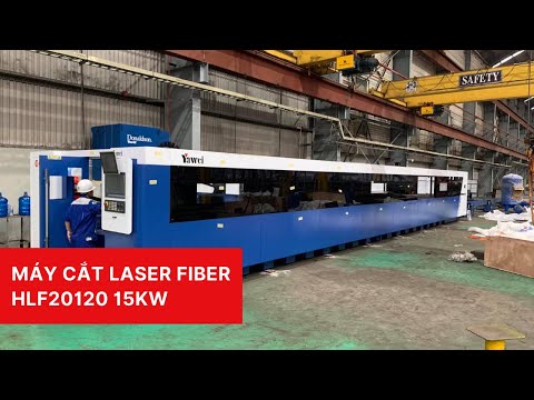 Máy Cắt Laser Fiber HLF20120 15KW - Công Suất Lớn, Mạch Cắt Đẹp, Độ chính xác cao