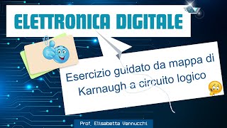 esercizio guidato da mappa di Karnaugh e circuito logico