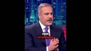 Hakan Fi̇dan Eğer Yetenegi̇ni̇z Ve Kabi̇li̇yeti̇ni̇z Yoksa Savaşta Yeni̇li̇rsi̇ni̇z.