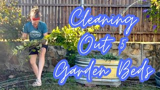 A Wild Garden Cleaning Out 5 Beds, Luffa Vines & Drainage Fix