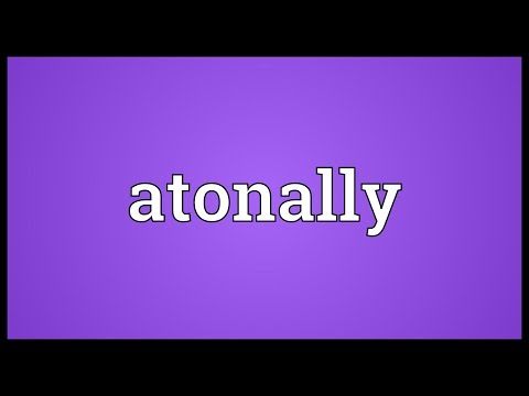 Header of atonally