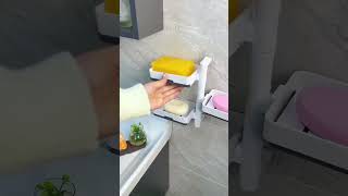 3-Layer Soap Holder Space-Saving Bathroom Hack