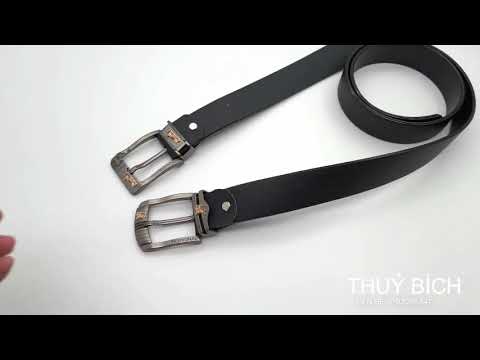Dây nịt nam giả da cao cấp DHM-085 | Đầu dây nịt kim nguyên khối sang trọng