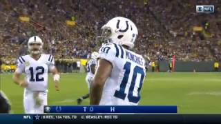 Andrew Luck Perfectly Executes Td Drive Before Halftime Colts Vs. Packers Nfl