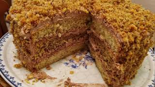Çox Ləzzətli Cevizli,Yəni Qozlu Tort.