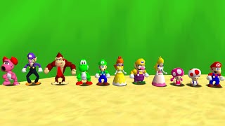Super Mario 64 11 Players - Full Game 100% Walkthrough
