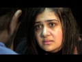 الممثل السوري منقذ الأسود والممثلة المصرية الصاعدة آية كمال في مشهد فراق درامي