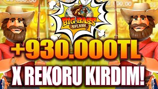 Big Bass Splash 🐬 | +930.000.000 Tl Yeni̇ Dünya Rekoru | 10X Gi̇tti̇k Mi̇lyona Ramak Kaldi̇!