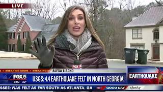 Roswell neighborhood feels earthquake