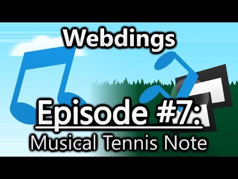 Webdings (Episode #7) - Musical Tennis Note