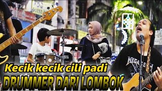Kehilanganbob Jamming Dengan Budak Kecik Dari Lombok Memang Power Main Drum..semua Tercengang