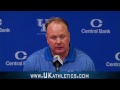Kentucky Wildcats TV: Mark Stoops Pre-LSU Press Conference
