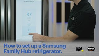 01. Tech Tips: How to set up a Samsung Family Hub refrigerator.